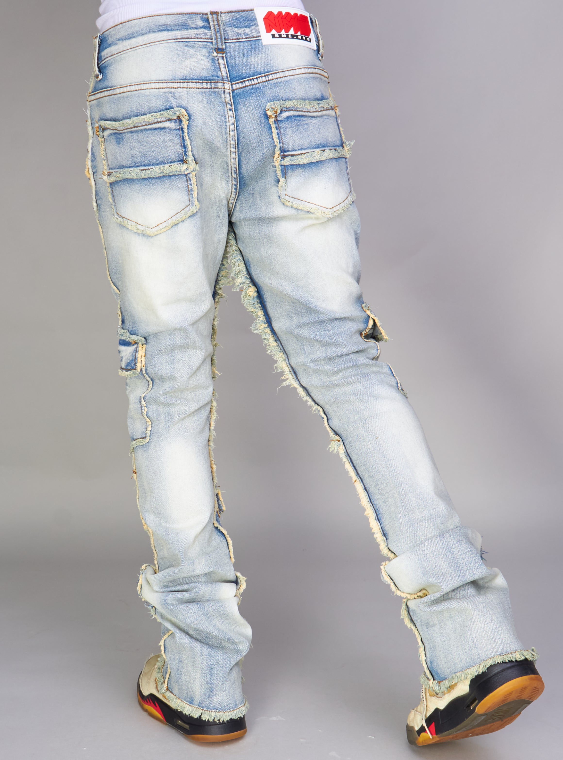 NME Steve Stacked Jeans